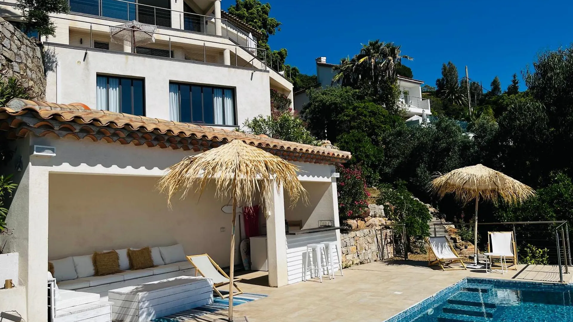 Villa Paradise Vue Mer Golfe De Saint Tropez 8 Couchages Les Issambres